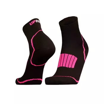 UphillSport Front running socks, Black/Pink