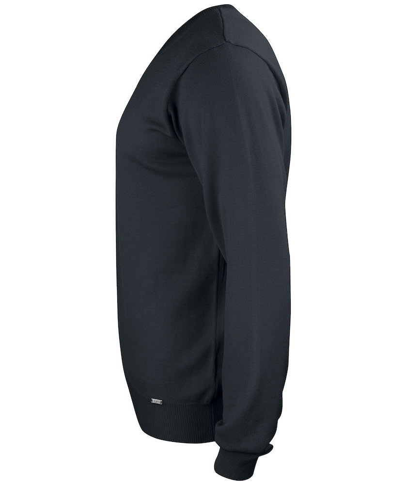 Cutter & Buck Everett sweatshirt with merino wool, Black, large image number 3