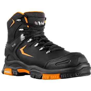 VM Footwear Los Angeles safety boots S3, Black/Orange