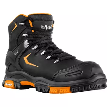 VM Footwear Los Angeles safety boots S3, Black/Orange