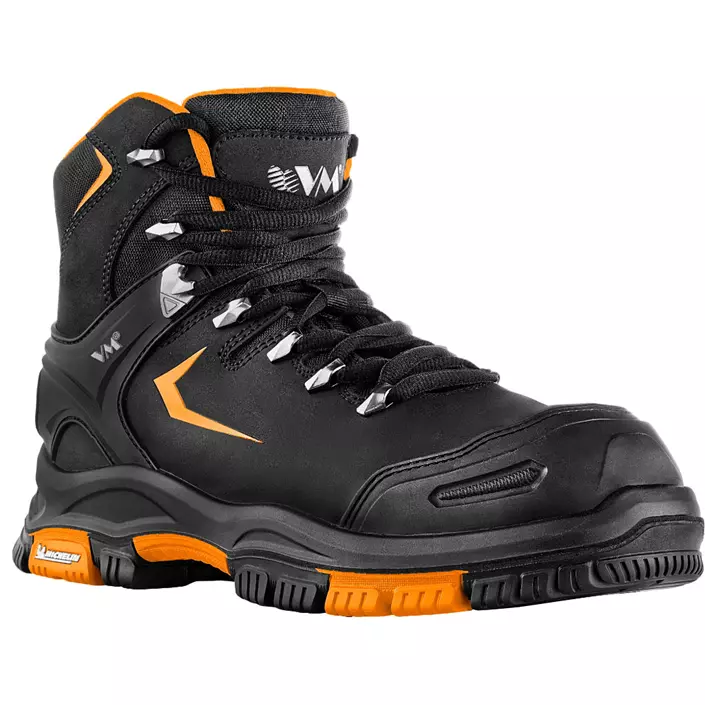 VM Footwear Los Angeles safety boots S3, Black/Orange, large image number 0