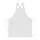 Segers 4577 bib apron, White, White, swatch