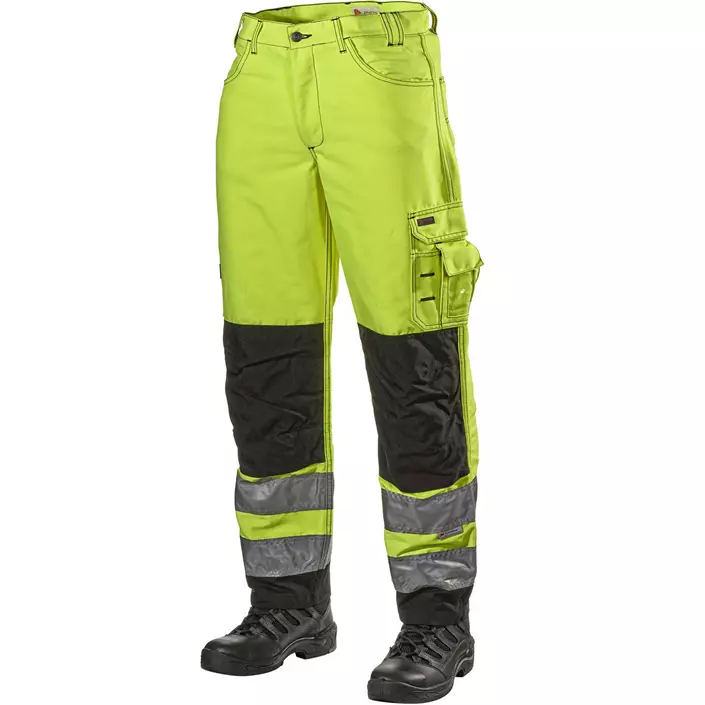 L.Brador work trousers 137PB, Hi-Vis Yellow, large image number 0