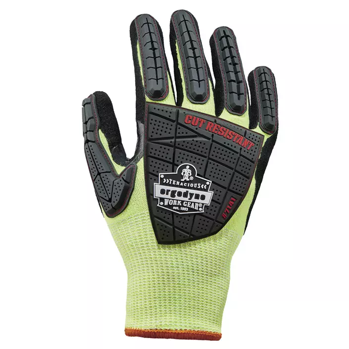 Ergodyne ProFlex 7141 impact-reducing Cut D gloves, Lime, large image number 0