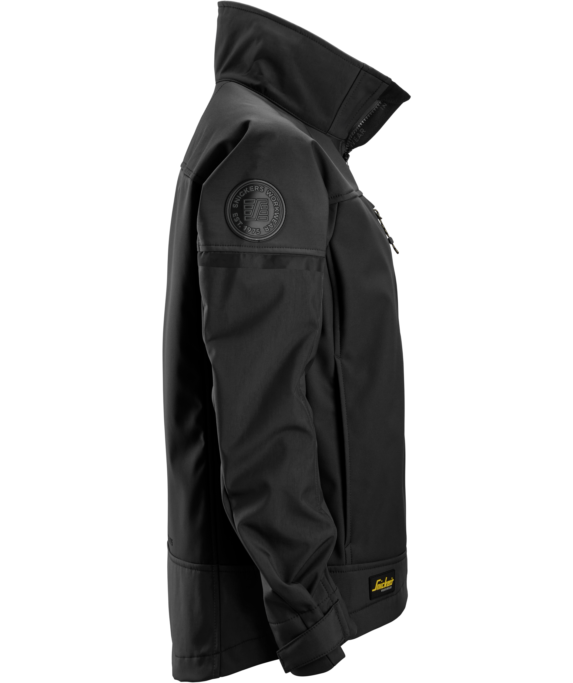 Snickers AllroundWork women's softshell jacket 1276, Black/Black, large image number 2