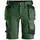 Snickers AllroundWork craftsman shorts 6141, Forest green/black, Forest green/black, swatch