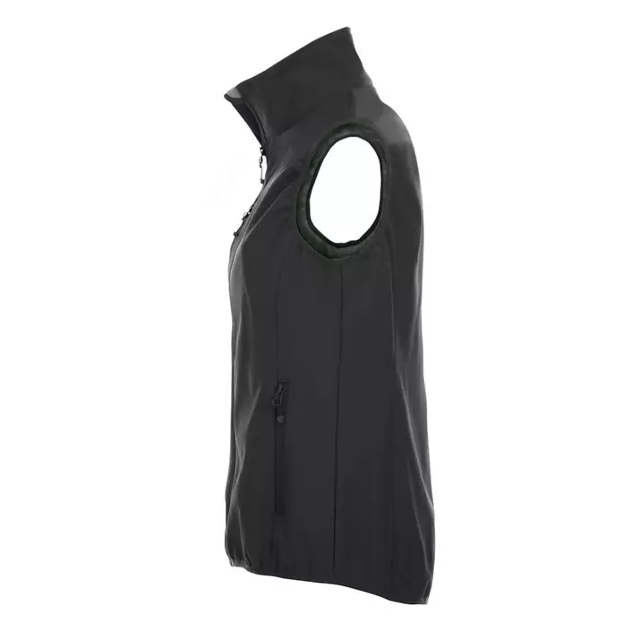 Clique Basic softshellväst dam, Svart, large image number 3