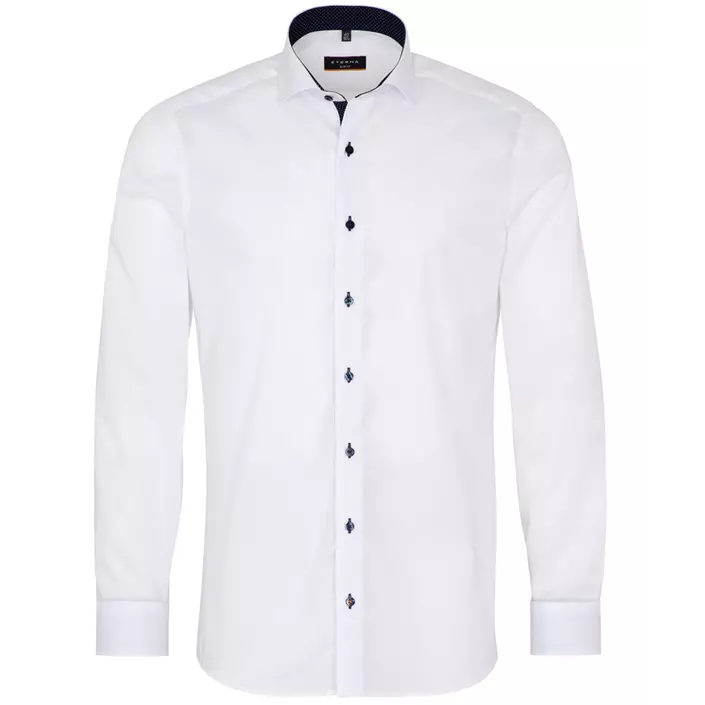 Eterna Fein Oxford Slim fit skjorte, White , large image number 0