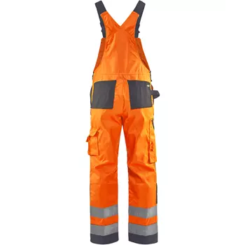 Blåkläder arbetshängselbyxa, Varsel orange/Grå