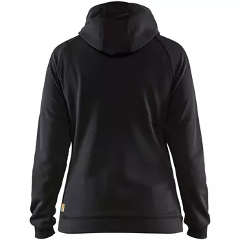 Blåkläder hybrid hoodie/huvtröja dam, Svart/Mörkgrå