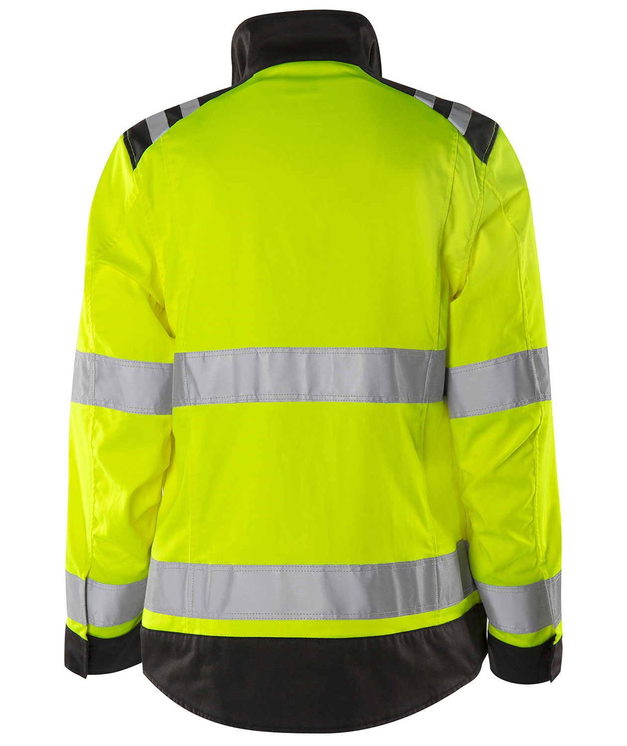Fristads Green women's work jacket&nbsp;4067 GPLU, Hi-vis Yellow/Black, large image number 2