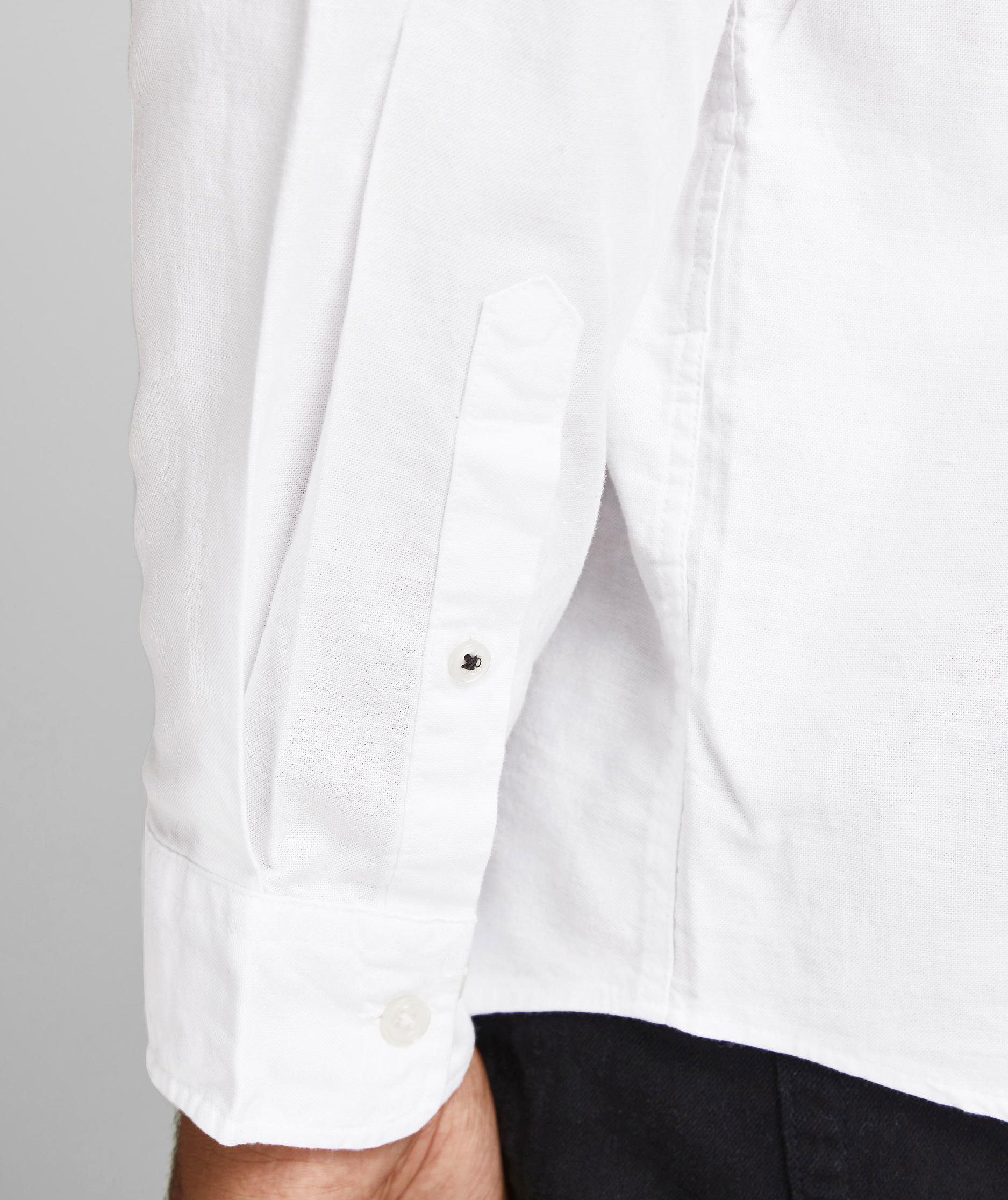 Jack & Jones JJEOXFORD Plus Size Regular Fit shirt, White, large image number 4