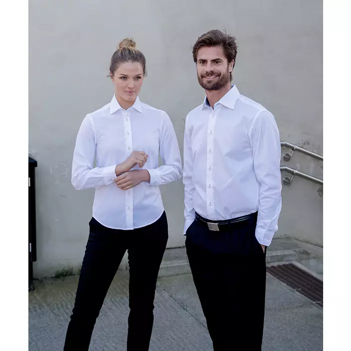 YOU Padova klassisk business skjorte, Hvit, large image number 1