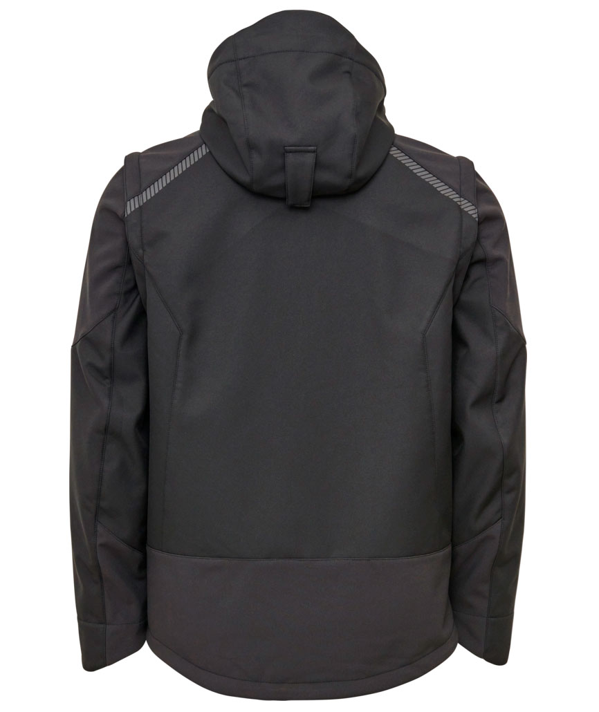 ELKA Working Xtreme 2-in-1 softshell jacket, Black