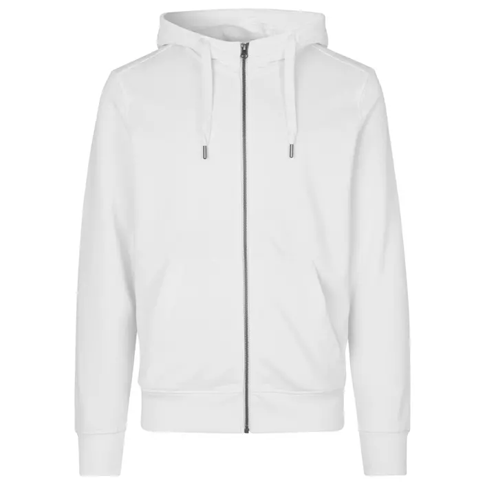 ID hoodie with zipper, White, large image number 0