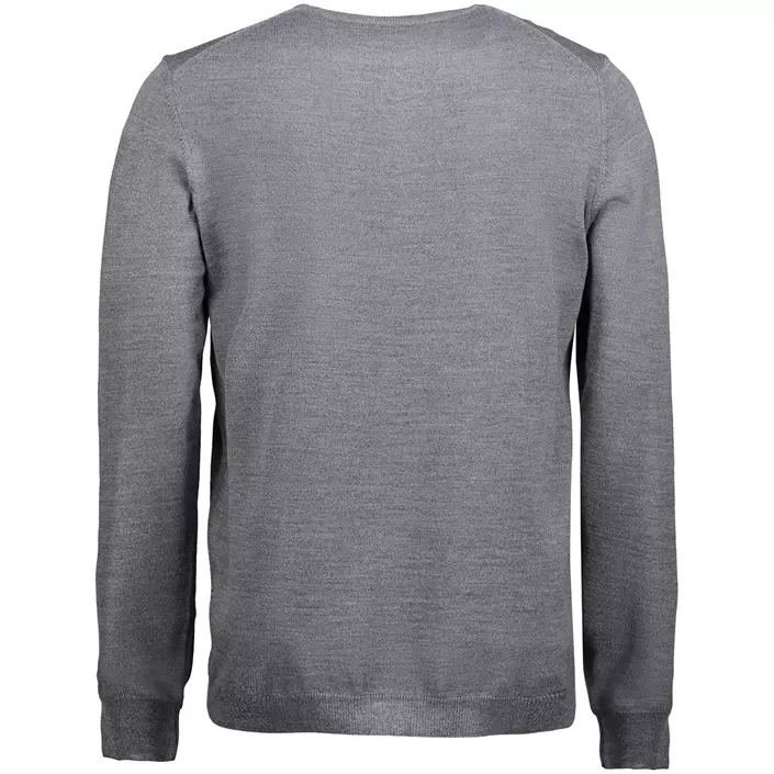 ID Classic knitted pullover with merino wool, Grey Melange, large image number 2