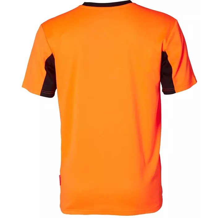 Kansas Evolve Industry T-shirt, Hi-Vis Orange/Sort, large image number 1