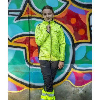 Mascot Accelerate Safe Softshelljacke für Kinder, Hi-vis Gelb/Schwarz
