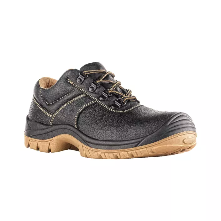 Worktime Antalya safety shoes S1P, Black/Sand, large image number 0
