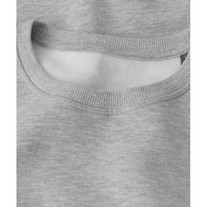 ID organic women's sweatshirt, Light grey melange, large image number 4