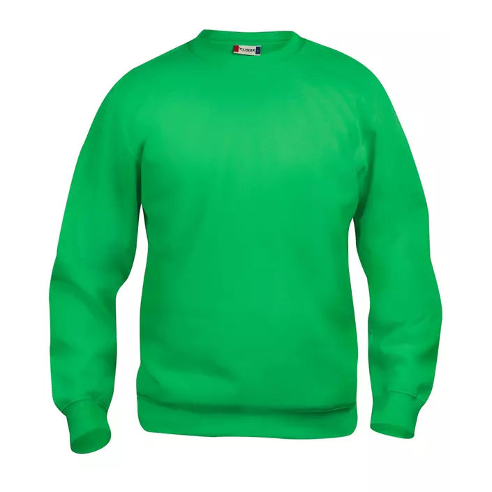 Clique Basic Roundneck sweatshirt, Äppelgrön, large image number 0