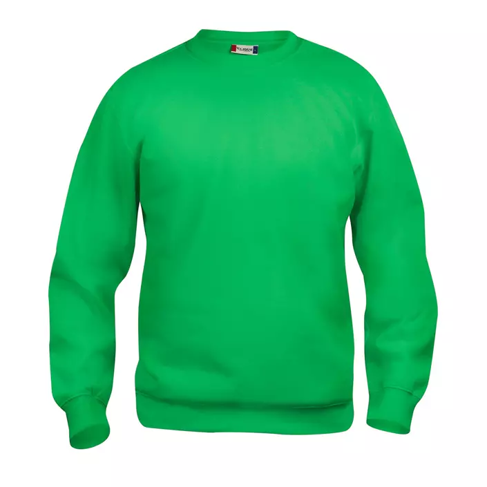 Clique Basic Roundneck trøje, Æblegrøn, large image number 0