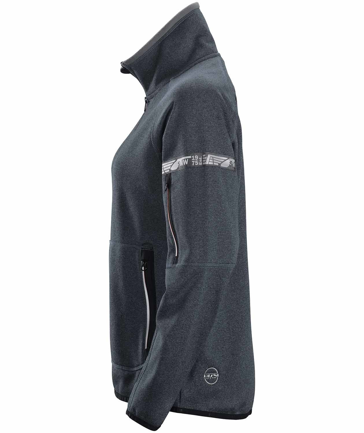Snickers AllroundWork 37.5&reg; women's fleece jacket 8017, Steel Grey, large image number 2