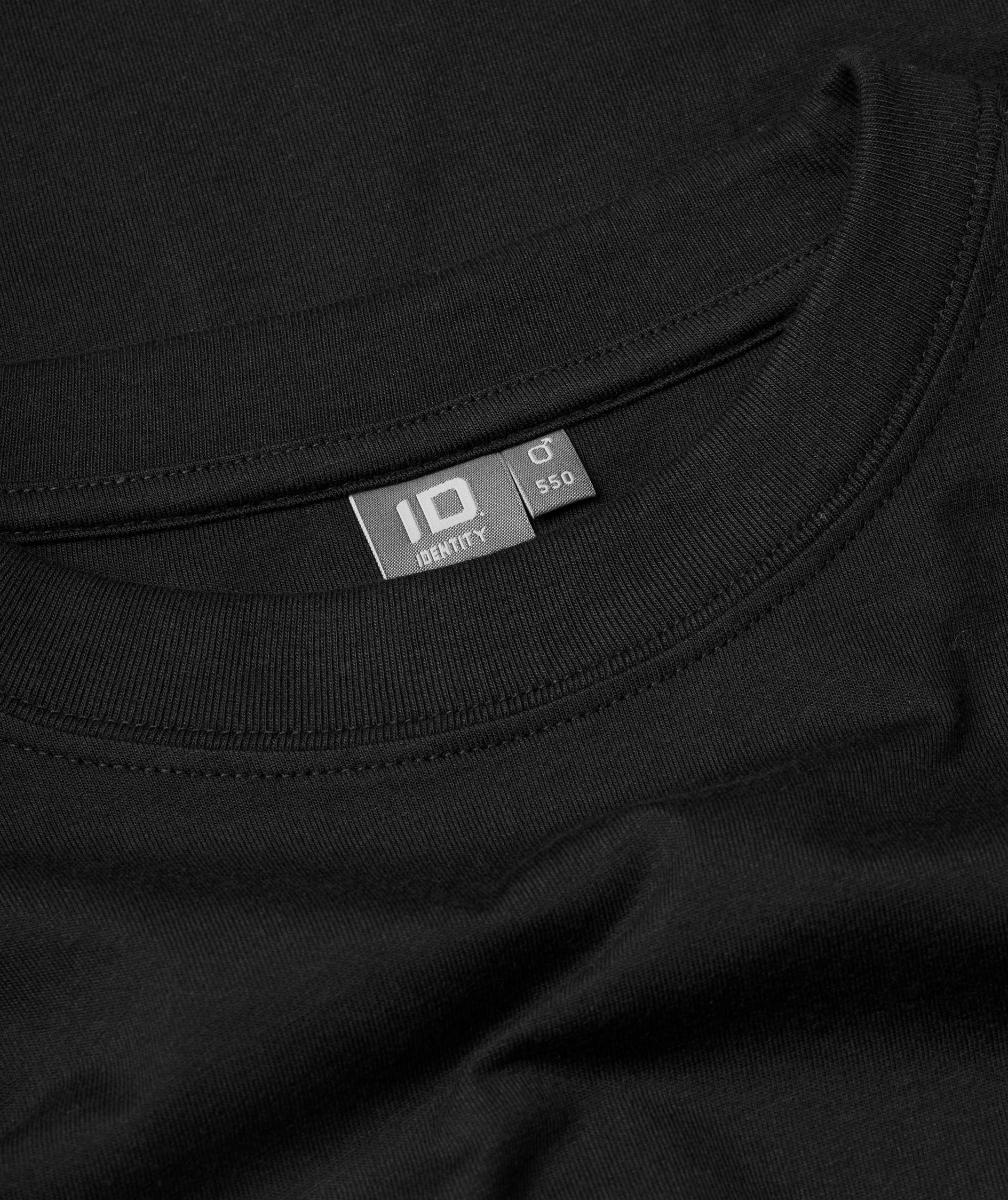 ID Identity T-Time T-shirt med br&ouml;stficka, Svart, large image number 3