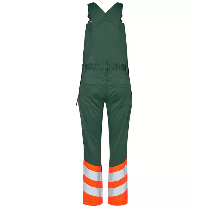 Engel Safety bib and brace, Green/Hi-Vis Orange, large image number 1