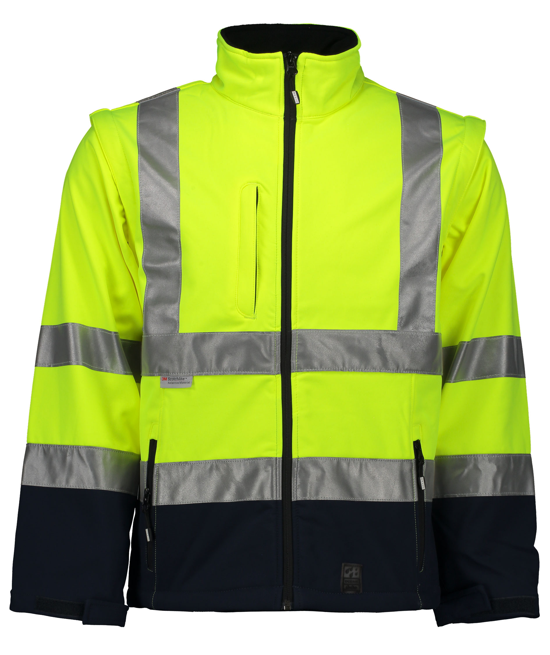 Hi-Vis yellow/marine