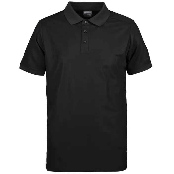 GEYSER funksjonell polo T-skjorte, Svart, large image number 0