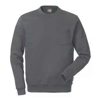 Kansas Match Sweatshirt / Arbeitspullover, Grau