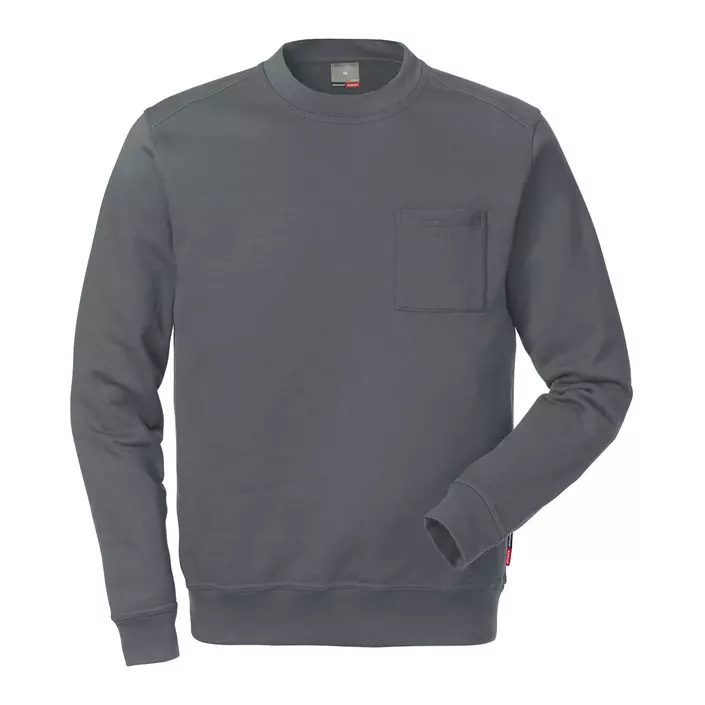 Kansas Match sweatshirt / work sweater, Grey, large image number 1