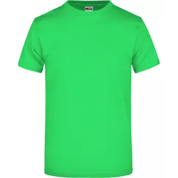 James & Nicholson T-Shirt Round-T Heavy, Lime-Green