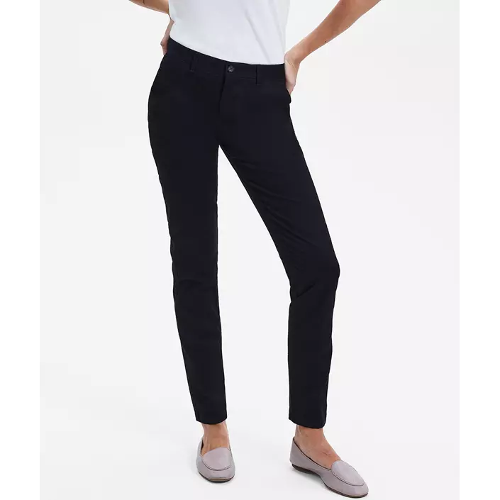 Sunwill Extreme Flexibility Modern fit dame chinos, Dark navy, large image number 5