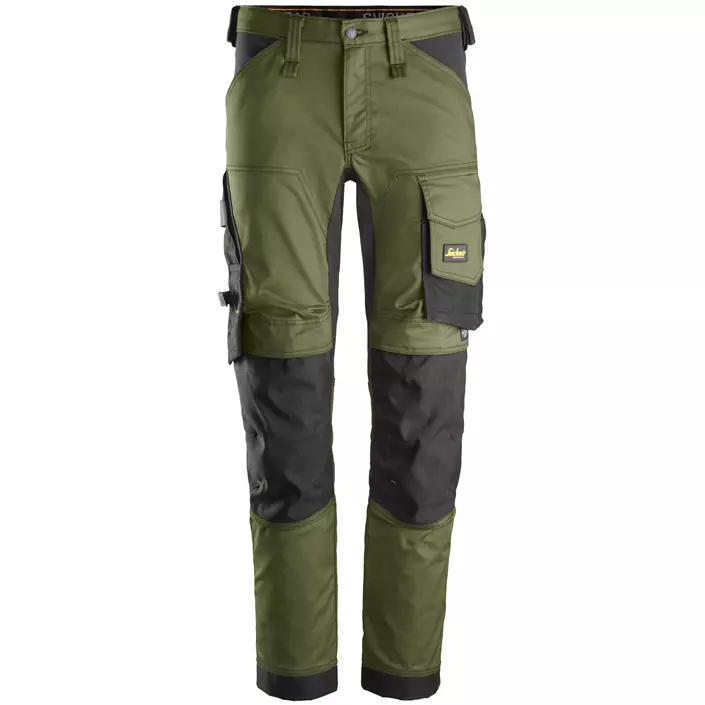 Snickers AllroundWork work trousers 6341, khaki green/black, large image number 0