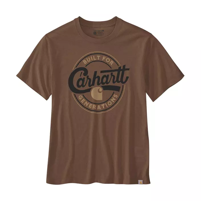 Carhartt Script Graphic T-Shirt, Red Duck Heather, large image number 0