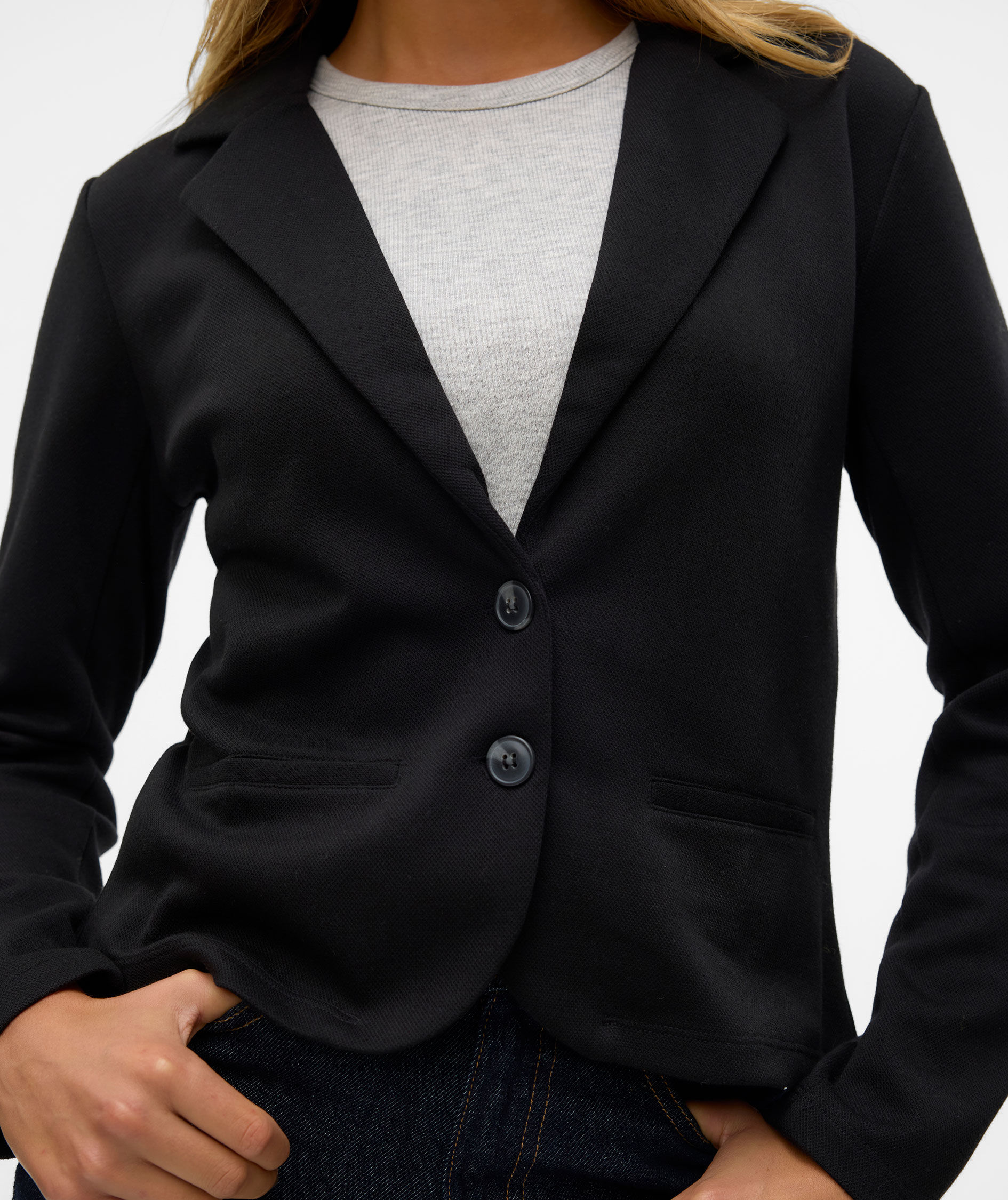 Vero Moda VMEMMA Regular Fit dame dressjakke, Black, large image number 3