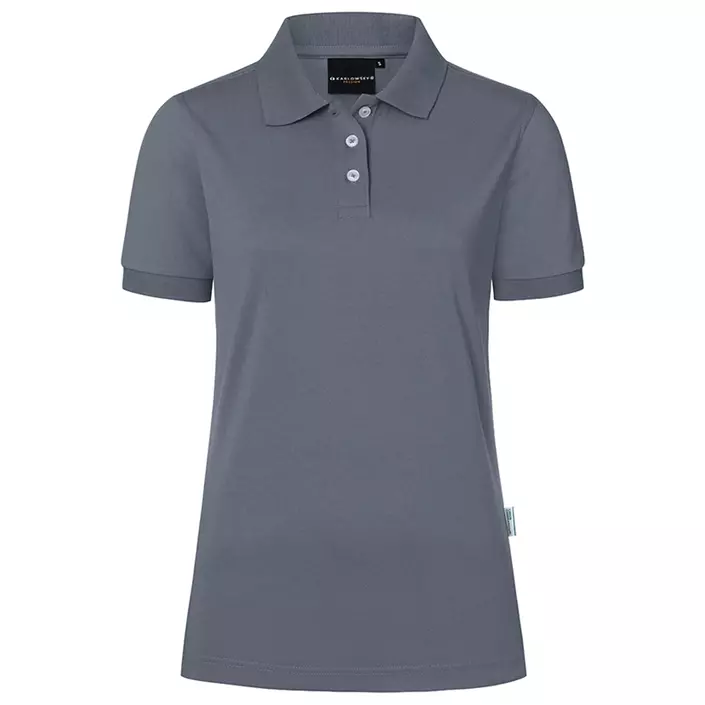 Karlowsky Modern-Flair dame polo t-shirt, Anthracite, large image number 0