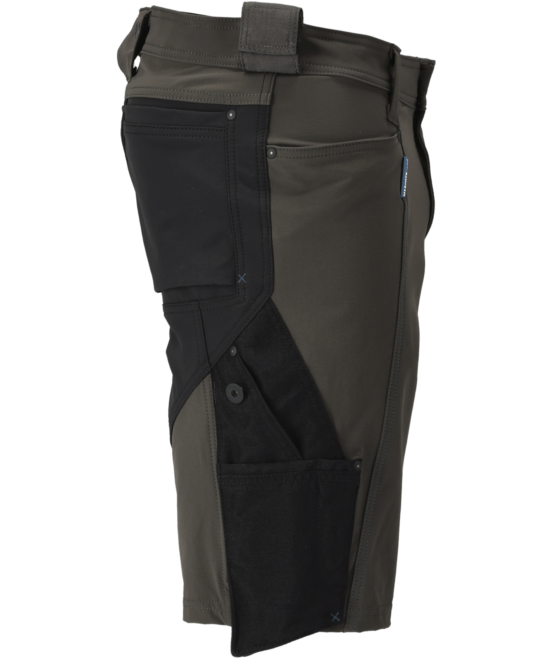 Mascot Advanced work shorts full stretch, Dark Anthracite/Black, Dark Anthracite/Black, large image number 2
