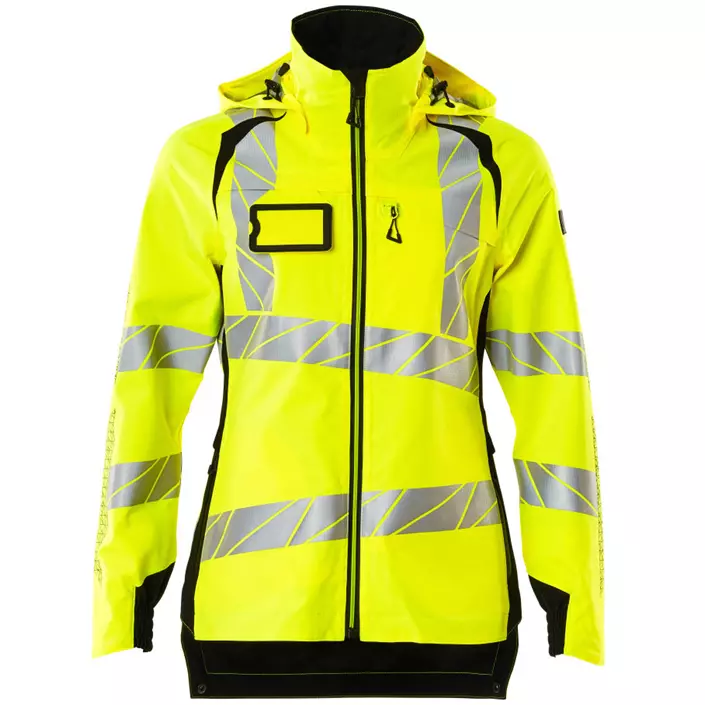 Mascot Accelerate Safe women's shell jacket, Hi-vis Yellow/Black, large image number 0