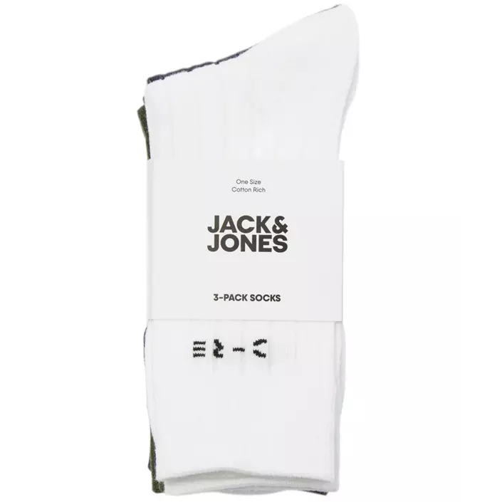 Jack & Jones JACCORE 3-pack strumpor, Marshmallow, Marshmallow, large image number 5