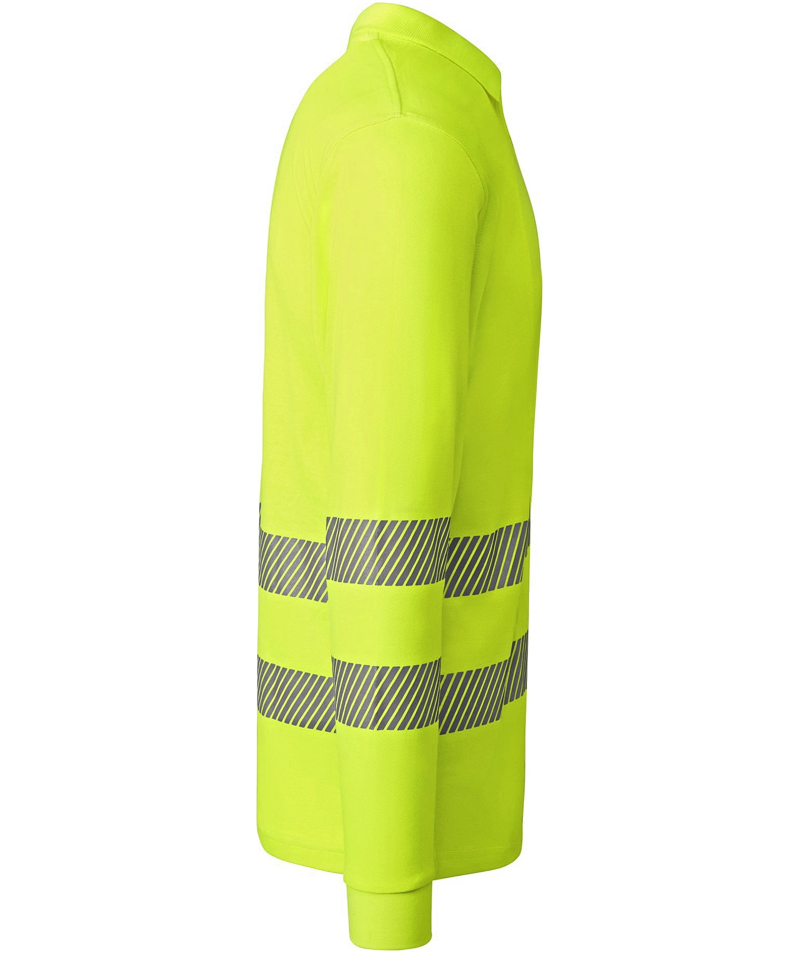 Roly Workwear Atrio long-sleeved polo shirt, Hi-Vis Yellow, large image number 3