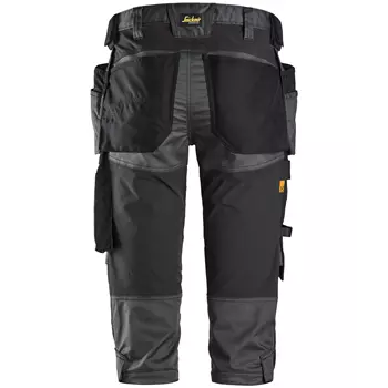 Snickers AllroundWork craftsman knee pants 6142, Steel Grey/Black