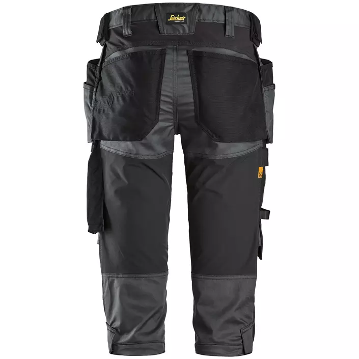Snickers AllroundWork craftsman knee pants 6142, Steel Grey/Black, large image number 1