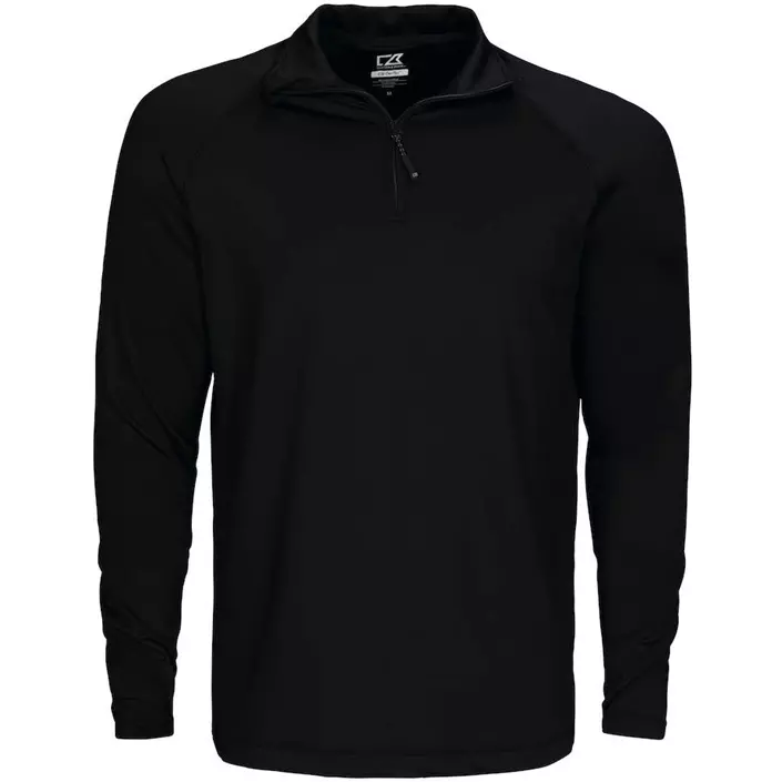 Cutter & Buck Coos Bay halfzip sweatshirt, Svart, large image number 0