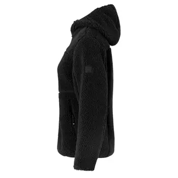 ID women's pile fleece jacket, Black