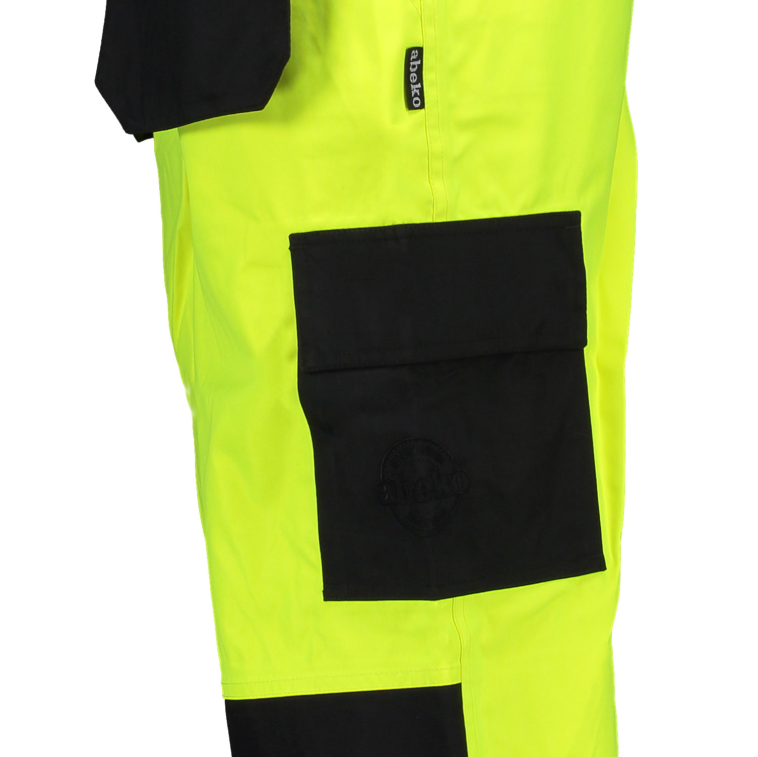 Ocean Roxen craftsman trousers, Hi-vis Yellow/Black, large image number 4
