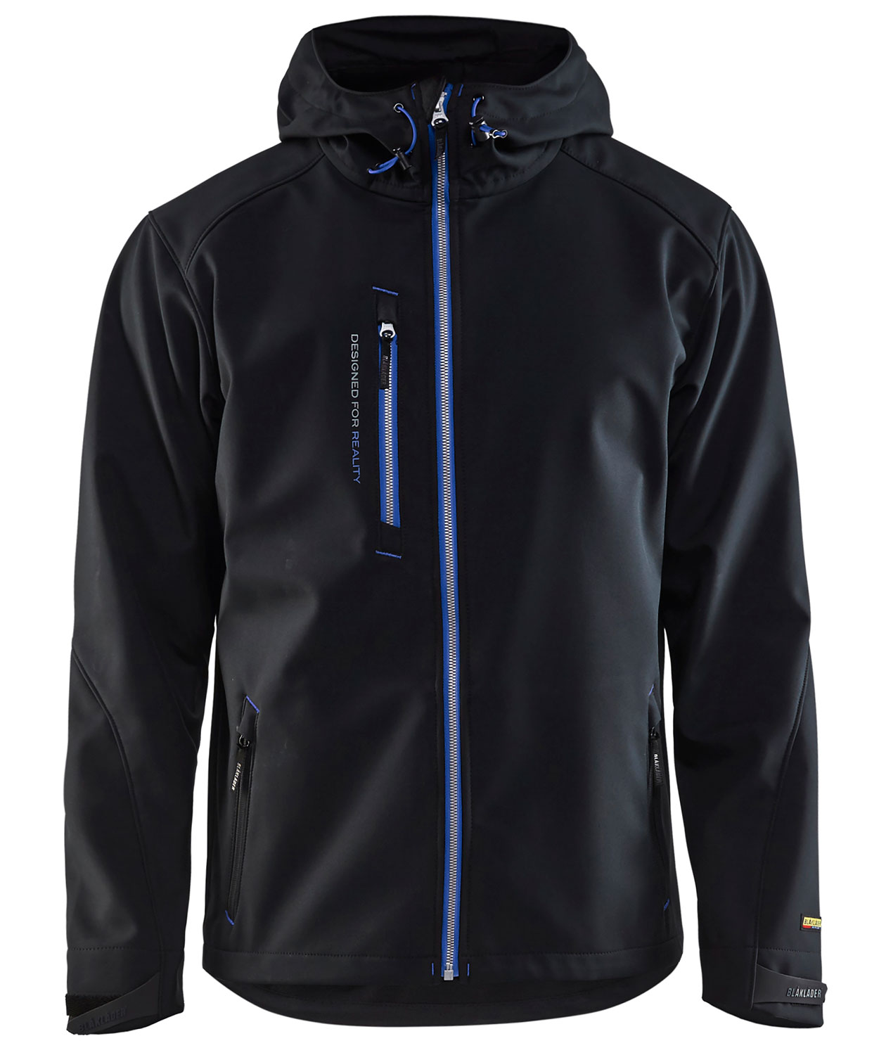 Bl&aring;kl&auml;der softshelljacka, Svart/Koboltbl&aring;, Svart/Koboltbl&aring;, swatch