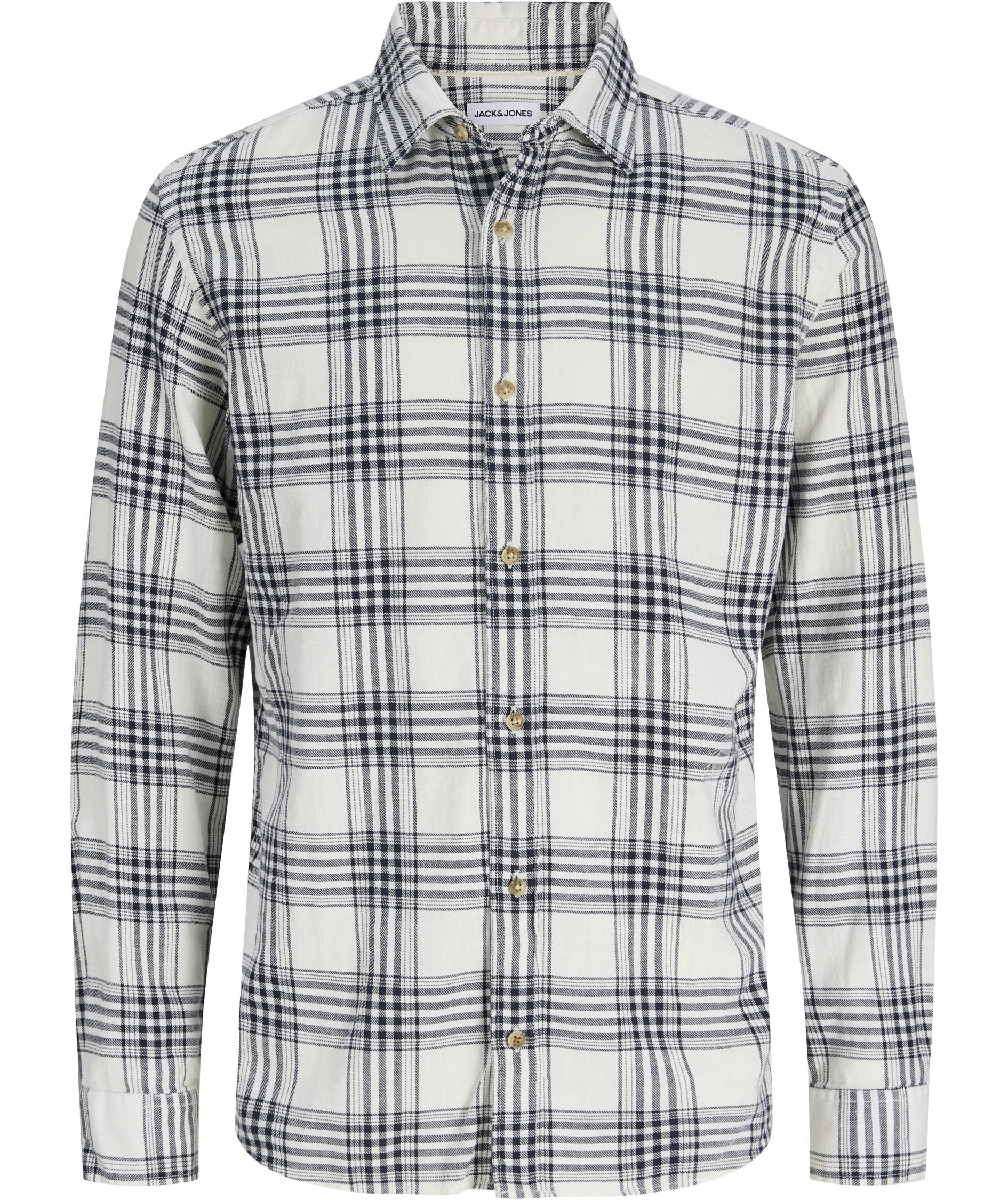 Jack & Jones JJEDOVER CHECK skjorte, White , White , swatch